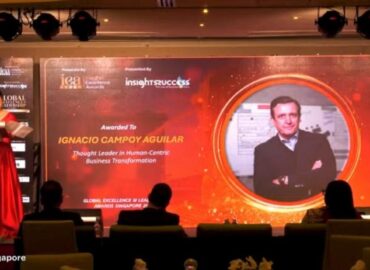 Ignacio Campoy, CEO del Grupo Educativo Formación Universitaria, premiado en Singapur por su liderazgo centrado en las personas