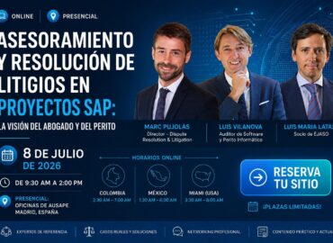 Deloitte Legal, EJASO ETL, AUSAPE y Legal Auditors analizan los litigios en proyectos SAP