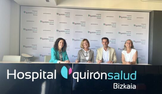El Hospital Quirónsalud Bizkaia y la Asociación Contra el Cáncer en Bizkaia firman un acuerdo de colaboración para reforzar el acompañamiento a pacientes con cáncer