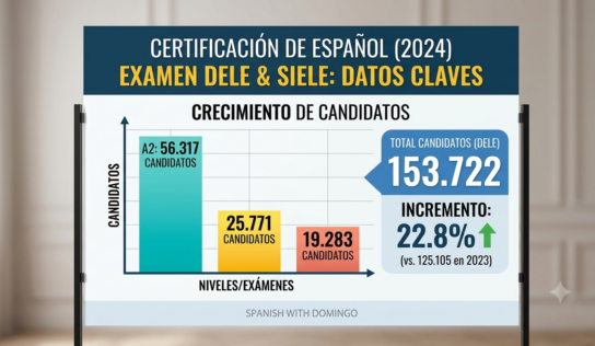 Los candidatos al examen DELE aumentaron un 22,8 % según el Instituto Cervantes