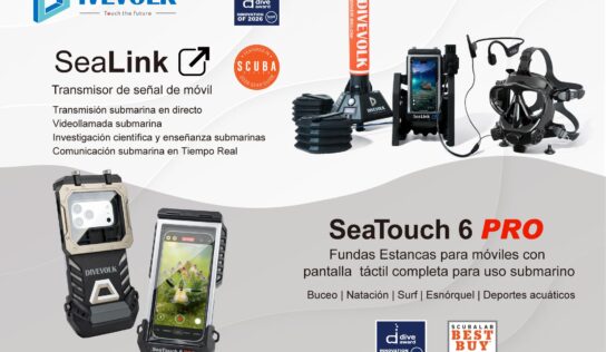 DIVEVOLK presenta SeaTouch 6 Pro, con una tecnología de pantalla táctil mejorada y protección hasta 60 metros de profundidad