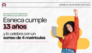 Grupo Esneca Formación celebra su 13.º aniversario sorteando cuatro másteres gratuitos entre su comunidad