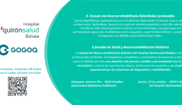 El Hospital Quirónsalud Bizkaia y Gogoa celebran la II Jornada de Salud y Neurorrehabilitación Robótica