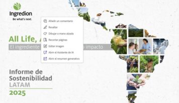 Ingredion presenta su primer Reporte Integrado de Sostenibilidad de Latinoamérica